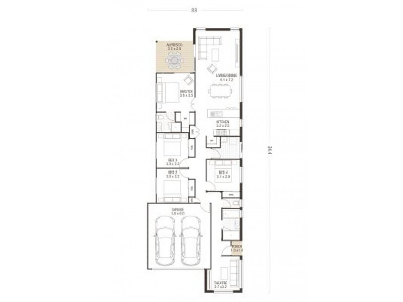 LOT 124 KANDRA CLOSE, Pallara QLD 4110 Floorplan