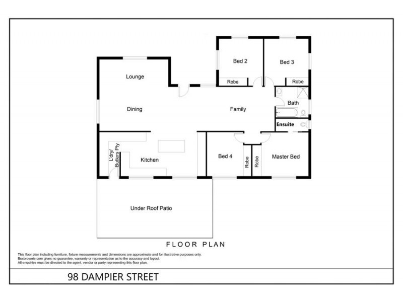 98 Dampier Street, Barellan Point QLD 4306 Floorplan