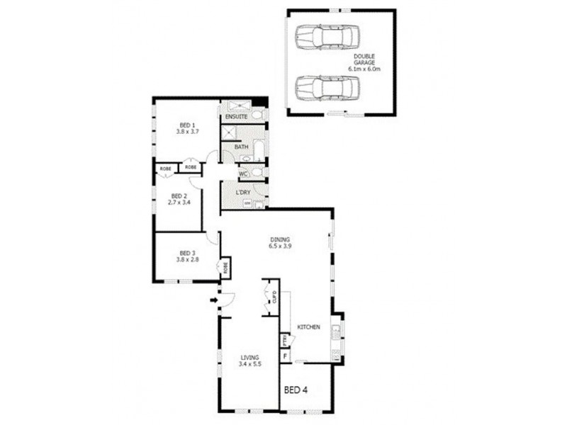 1 PROSSER STREET, Riverhills QLD 4074 Floorplan