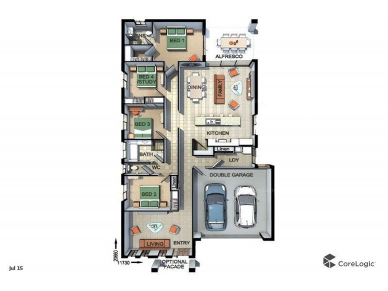 14 KNIGHTSBRIDGE DRIVE, Chuwar QLD 4306 Floorplan