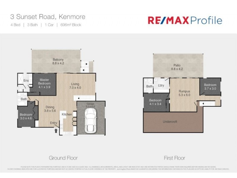 3 Sunset Road, Kenmore QLD 4069 Floorplan
