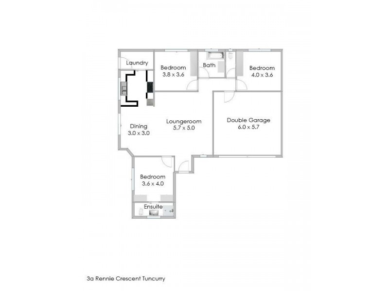 3a Rennie Crescent, Tuncurry NSW 2428 Floorplan