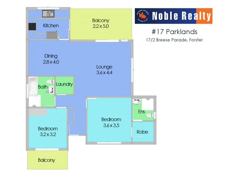 17/2 Breese Parade, Forster NSW 2428 Floorplan