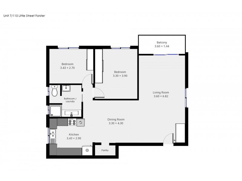 7/110 Little Street, Forster NSW 2428 Floorplan