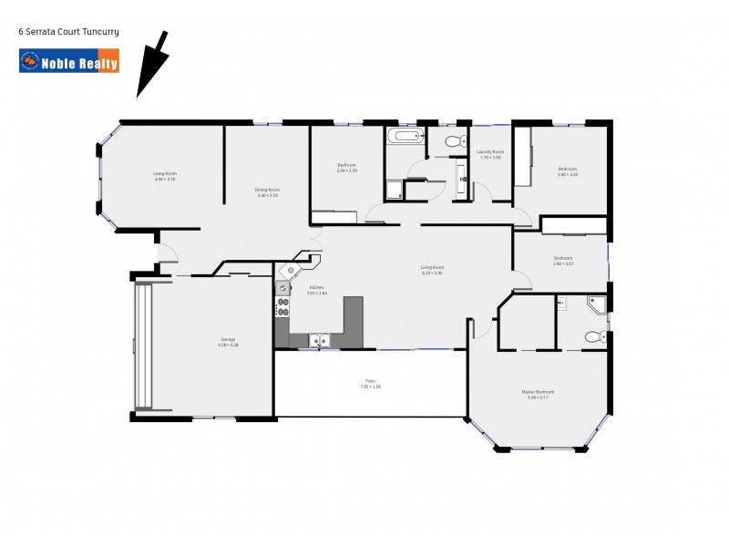 6 Serrata Court, Tuncurry NSW 2428 Floorplan