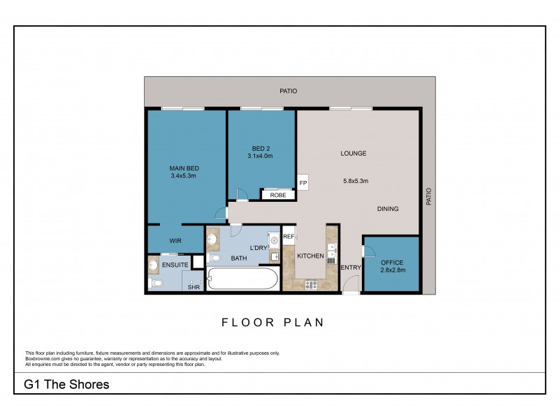 G1/39-41 Head Street, Forster NSW 2428 Floorplan
