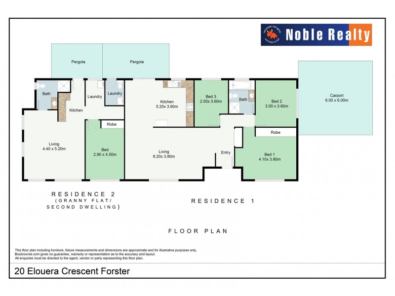 20 Elouera Crescent, Forster NSW 2428 Floorplan