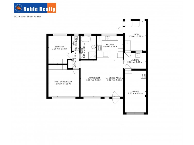 2/23 Robert Street, Forster NSW 2428 Floorplan