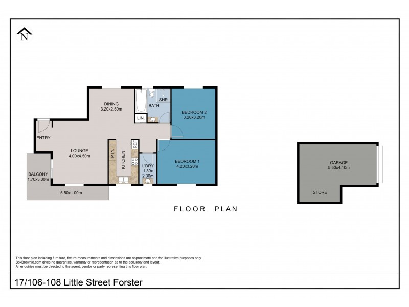 17  “AQUARIUS” 106 – 108 Little Street, Forster NSW 2428 Floorplan