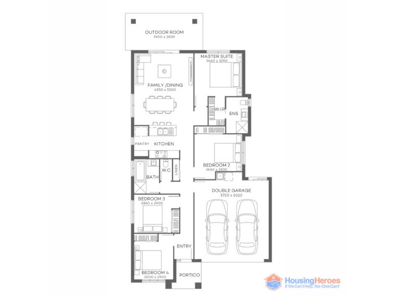 CALYPSO Style, South Maclean QLD 4280 Floorplan