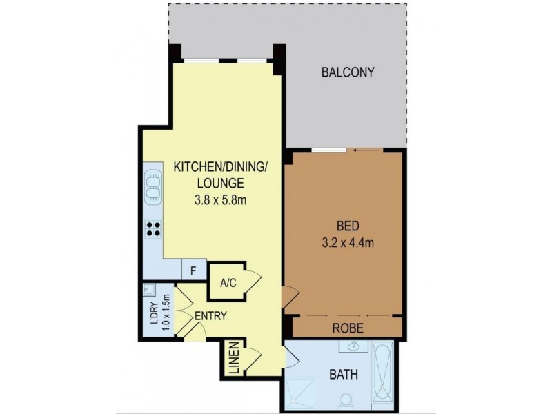 149/323 Forest Road, Hurstville NSW 2220 Floorplan