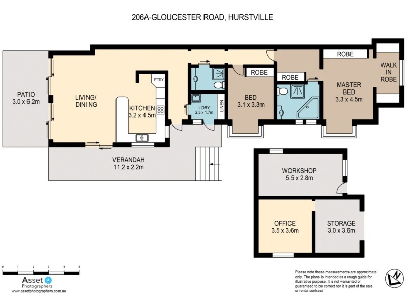 206 Gloucester Road, Hurstville NSW 2220 Floorplan