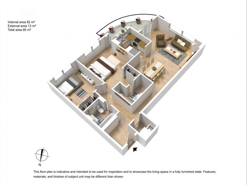 1405/5 Rockdale Plaza Drive, Rockdale NSW 2216 Floorplan