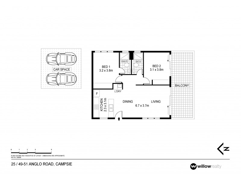 25/49-51 Anglo Road, Campsie NSW 2194 Floorplan