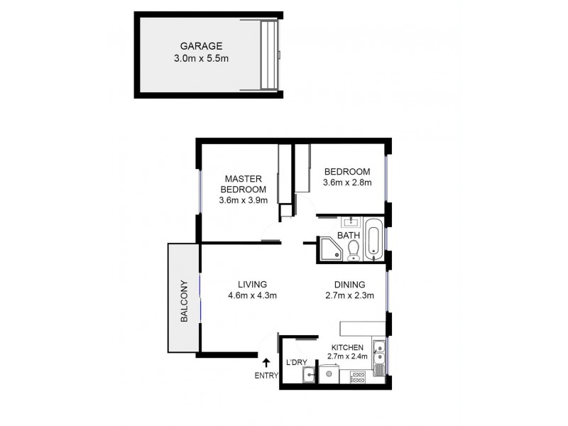 35/18 Clarence Street, Lidcombe NSW 2141 Floorplan