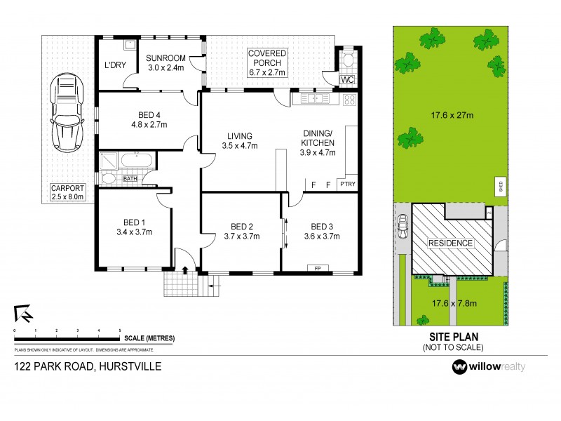 122 Park Road, Hurstville NSW 2220 Floorplan