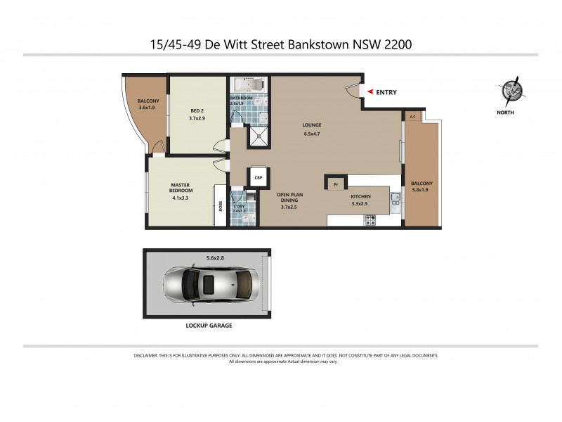 15/45-49 De Witt Street, Bankstown NSW 2200 Floorplan