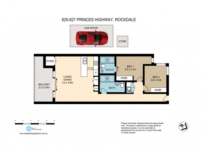 402/625-627 Princes Highway, Rockdale NSW 2216 Floorplan