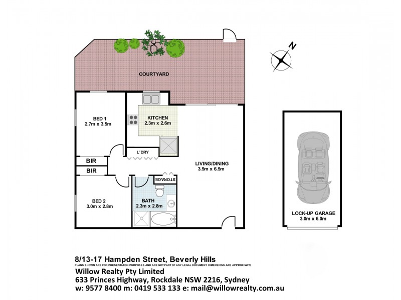 8/13-17 Hampden Street, Beverly Hills NSW 2209 Floorplan