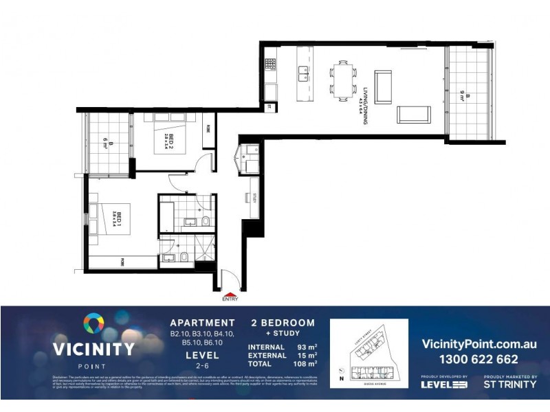 30-32 Guess Avenue, Wolli Creek NSW 2205 Floorplan