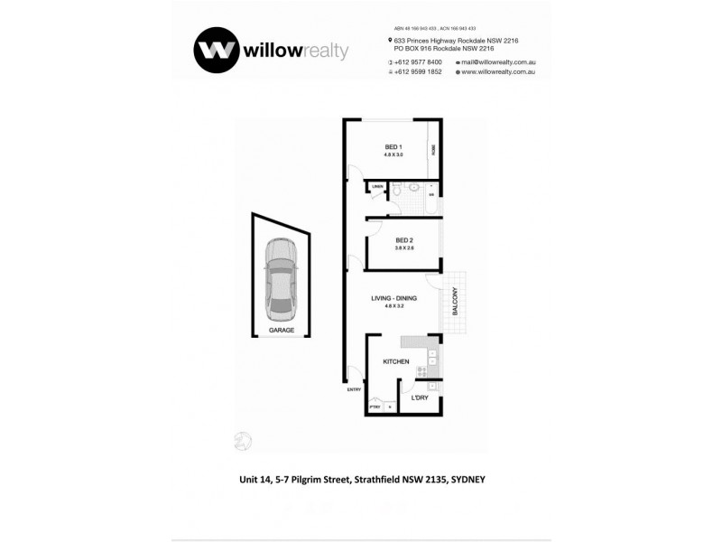 14/5-7 Pilgrim Avenue, Strathfield NSW 2135 Floorplan