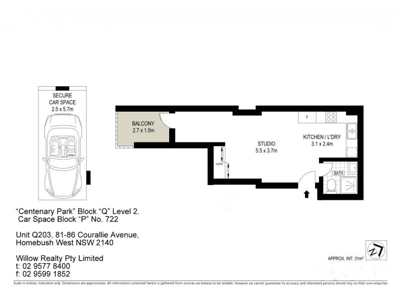 Q2.03/81-86  Courallie Avenue, Homebush West NSW 2140 Floorplan