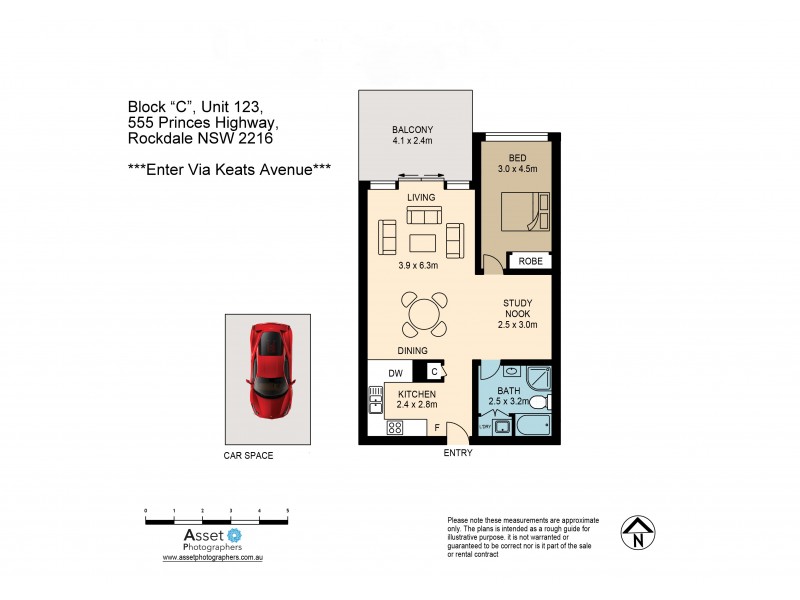 123/555 Princes Highway, Rockdale NSW 2216 Floorplan