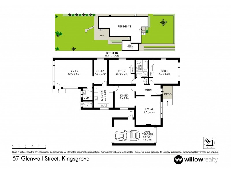 57 Glenwall Street, Kingsgrove NSW 2208 Floorplan