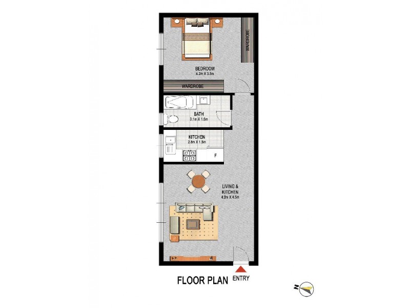 17/559 Anzac Parade, Kingsford NSW 2032 Floorplan