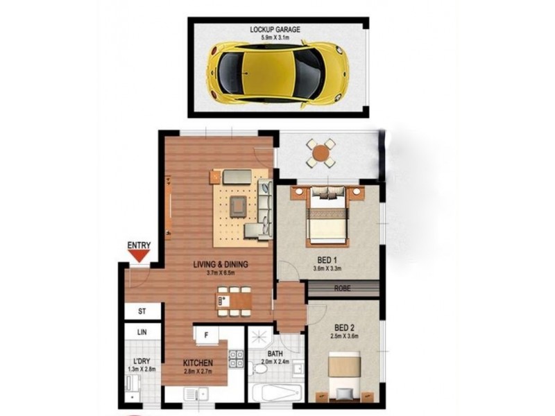 3/32 Gladstone Street, Bexley NSW 2207 Floorplan