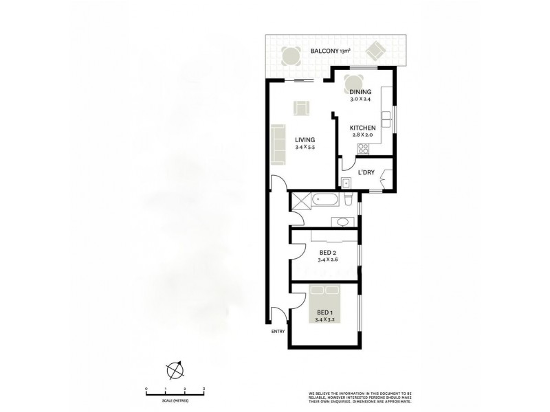 2/19-21 Forsyth Street, Glebe NSW 2037 Floorplan