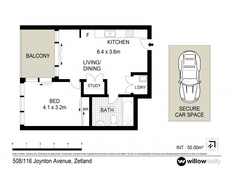 508/116 Joynton Avenue, Zetland NSW 2017 Floorplan