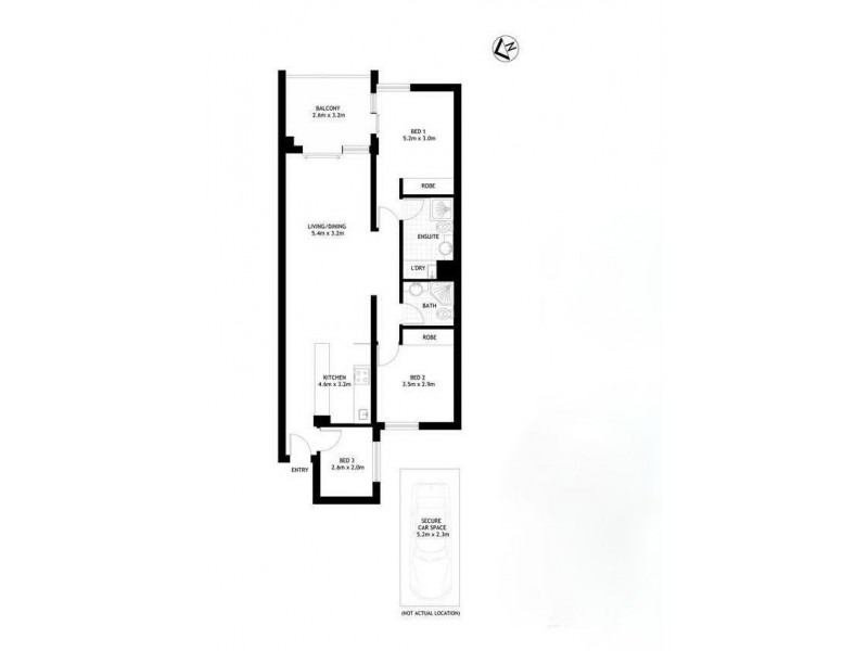 21/39  Victor Street, Chatswood NSW 2067 Floorplan