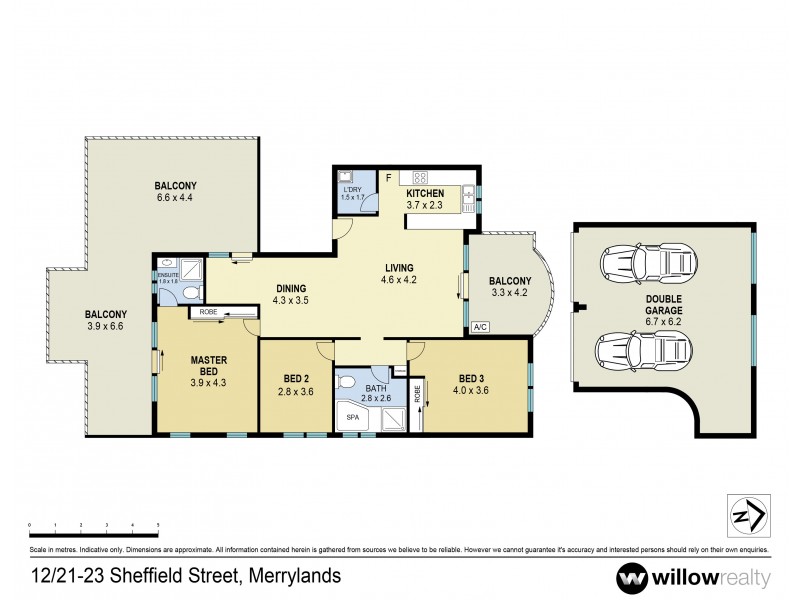 12/21-23 Sheffield Street, Merrylands NSW 2160 Floorplan