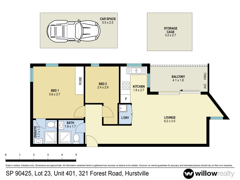 401/321 Forest Road, Hurstville NSW 2220 Floorplan