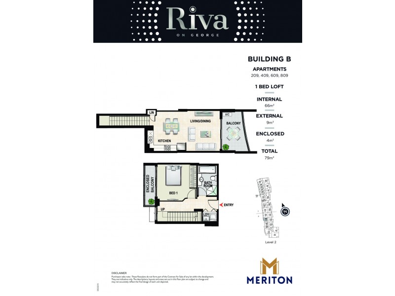 232/30 Charles Street, Parramatta NSW 2150 Floorplan