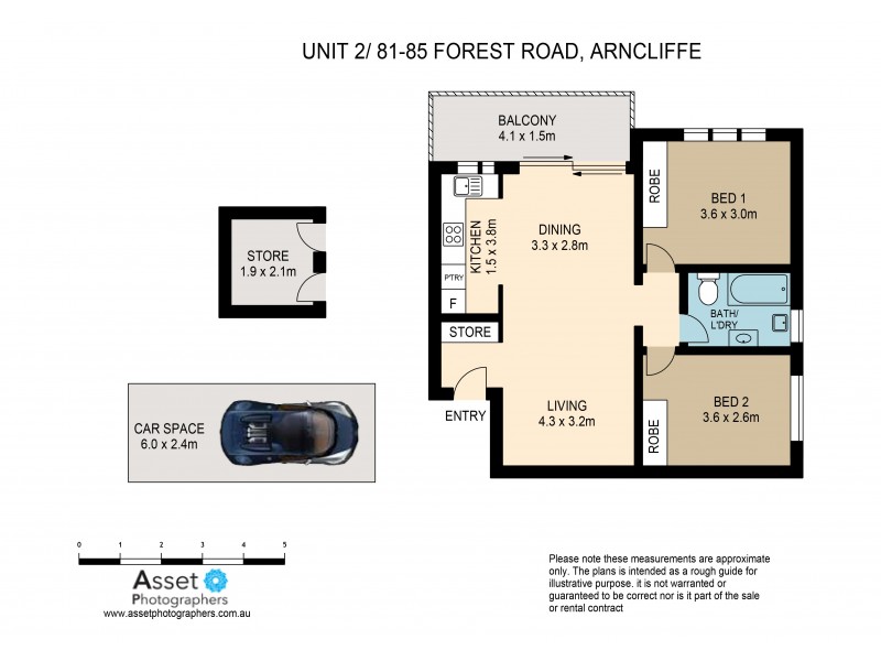 2/81-85 Forest Road, Arncliffe NSW 2205 Floorplan