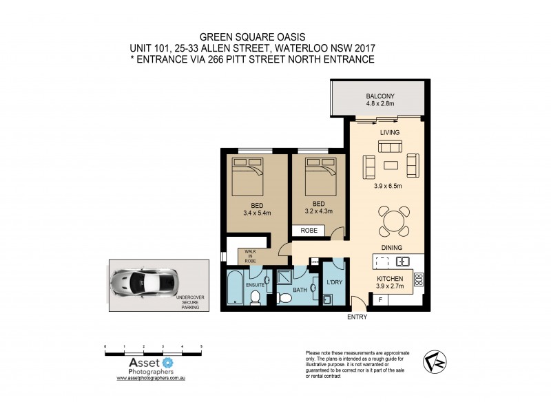 101/25-33 Allen Street, Waterloo NSW 2017 Floorplan
