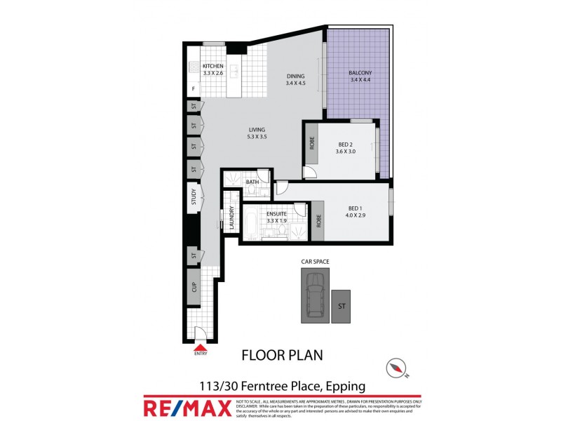 113 / 30 FERNTREE PLACE, Epping NSW 2121 Floorplan