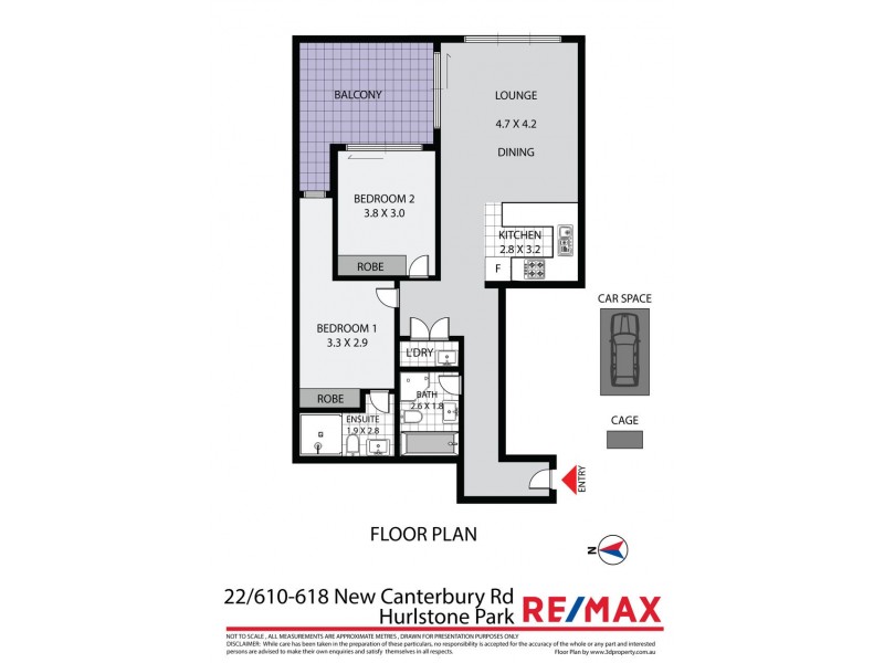 22/610-618 NEW CANTERBURY ROAD, Hurlstone Park NSW 2193 Floorplan