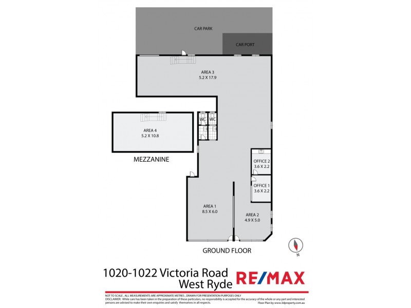 1020-1022 Victoria Road, West Ryde NSW 2114 Floorplan