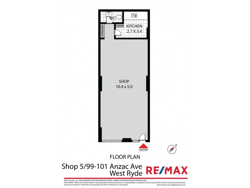 SHOP 5 /99-101 ANZAC AVE, West Ryde NSW 2114 Floorplan