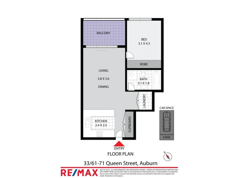 33/ 61-71 QUEEN ST, Auburn NSW 2144 Floorplan