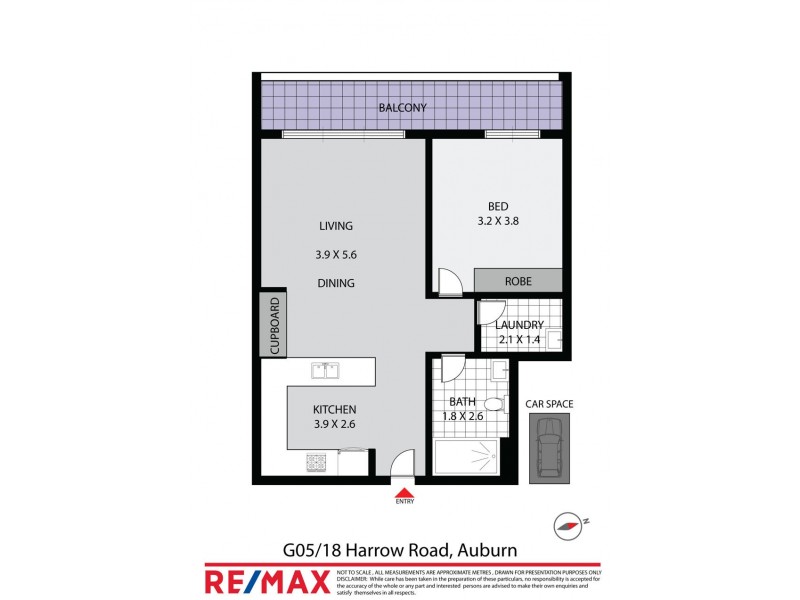 G05/18 HARROW ROAD, Auburn NSW 2144 Floorplan
