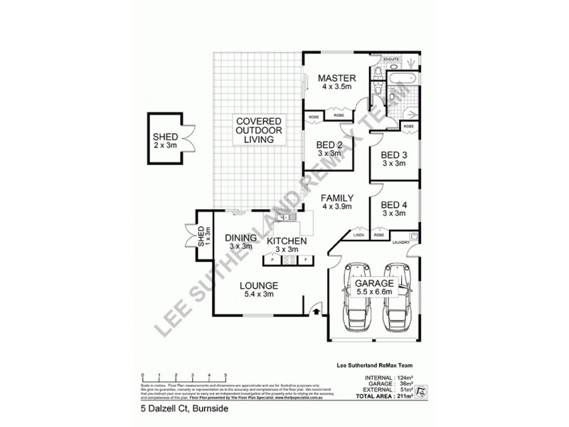 5 Dalzell Ct, Burnside QLD 4560 Floorplan