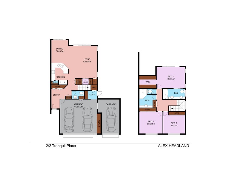 2/2-4 Tranquil Pl, Alexandra Headland QLD 4572 Floorplan