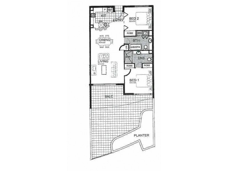 203/29 First Avenue, Mooloolaba QLD 4557 Floorplan