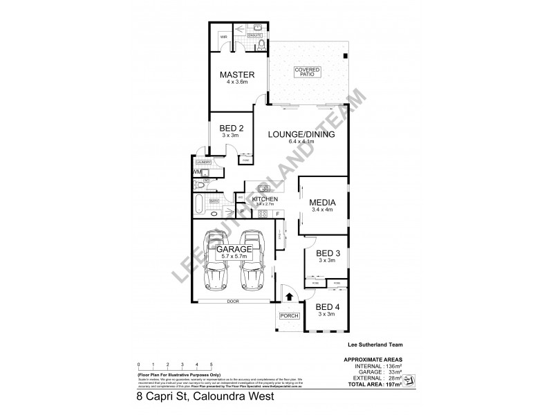 8 Capri St, Caloundra West QLD 4551 Floorplan