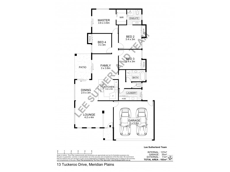 13 Tuckeroo Dr, Meridan Plains QLD 4551 Floorplan