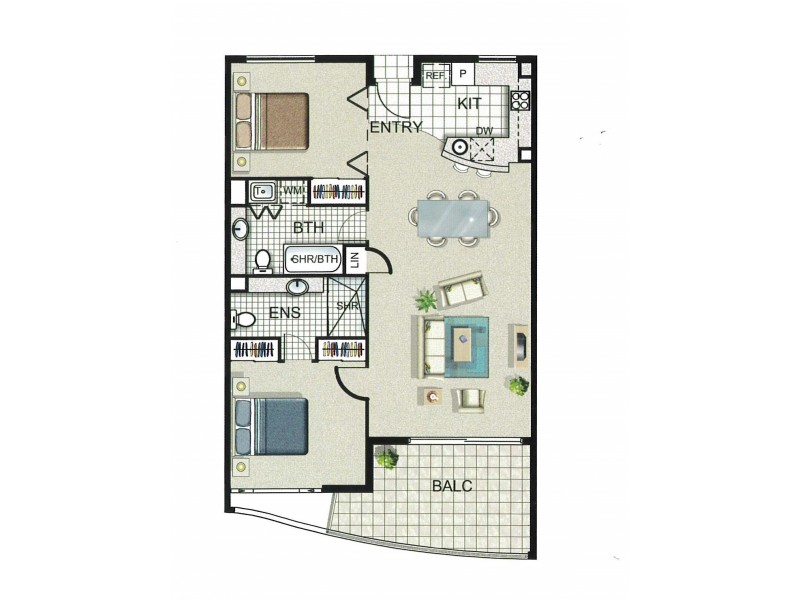 605/29-37 First Avenue, Mooloolaba QLD 4557 Floorplan